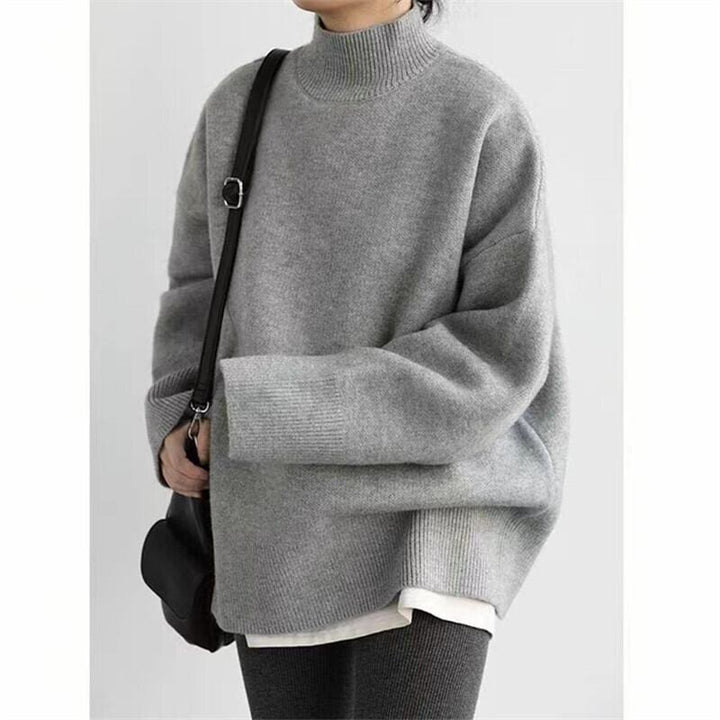 【tops】無地ニットセーター　M19115