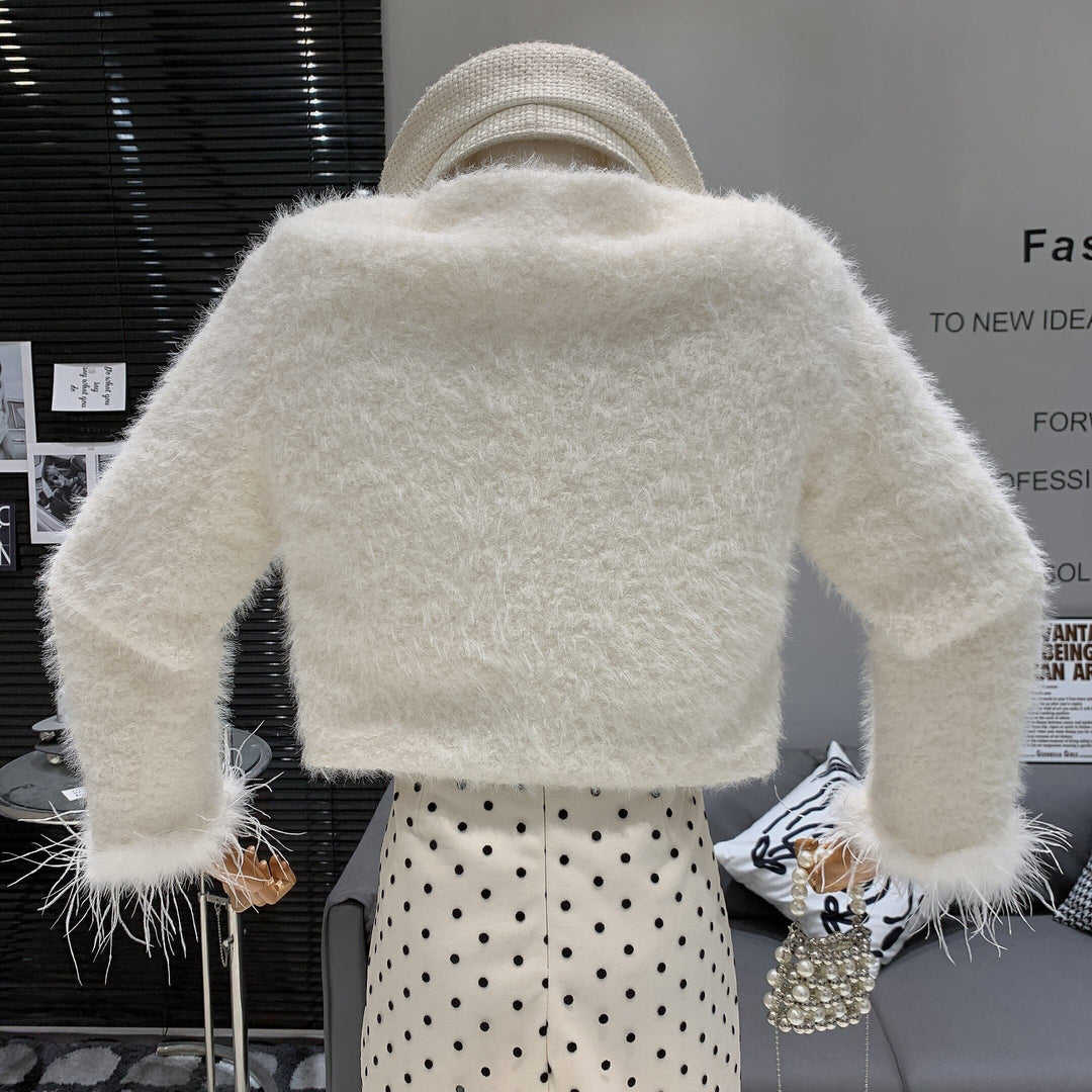 【outer】ファーショートコート　M28441