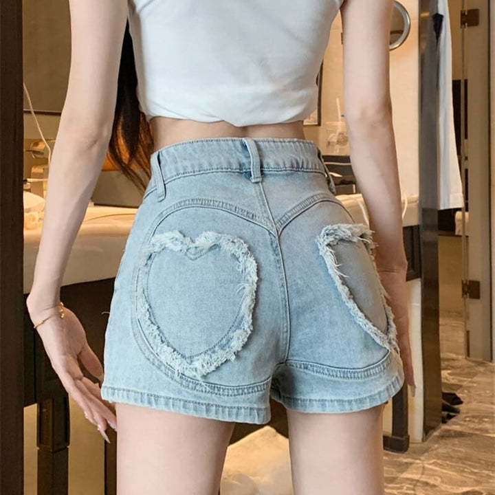【bottoms】デニムショートパンツ　M29968