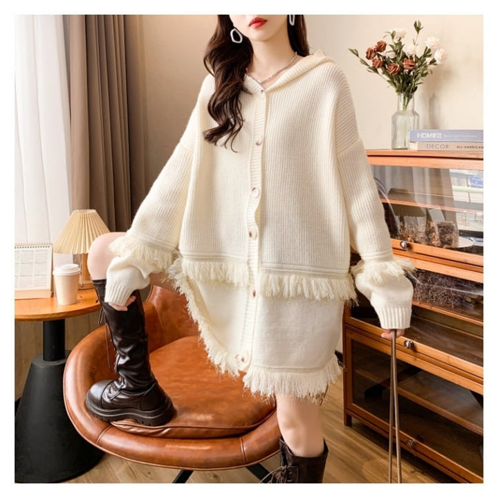 【outer】ニットカーデ　M26028