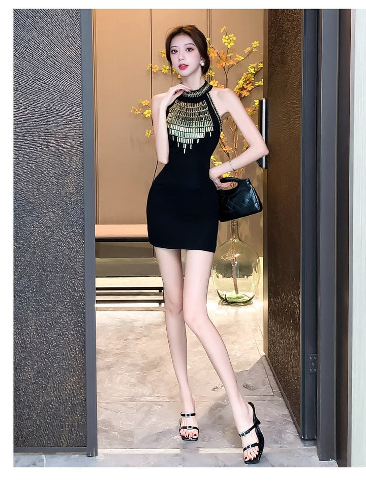 【dress】ホルターネックワンピース　M24587
