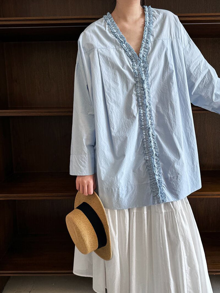 【tops】2WAYギャザーフリルトップス　N2989