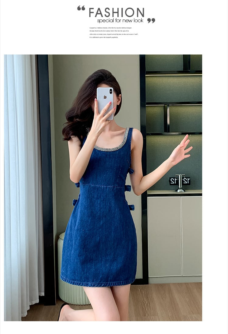 【dress】デニムワンピース　M24568