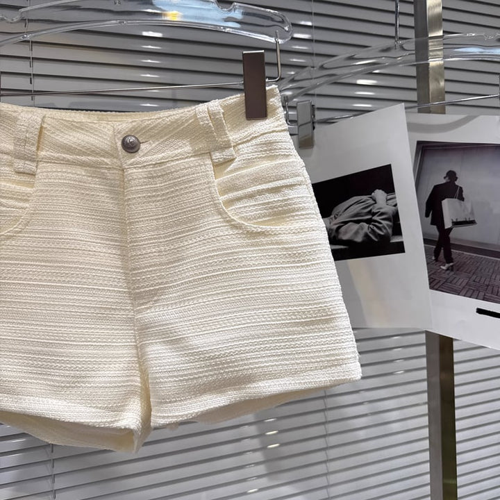 【bottoms】2色展開ショートパンツ Q7448