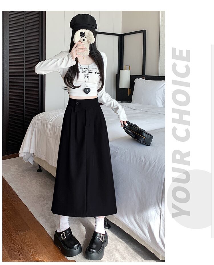 【bottoms】ロング丈スカート　M29357