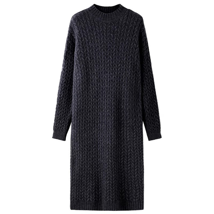 【dress】無地ニットワンピース　M17968