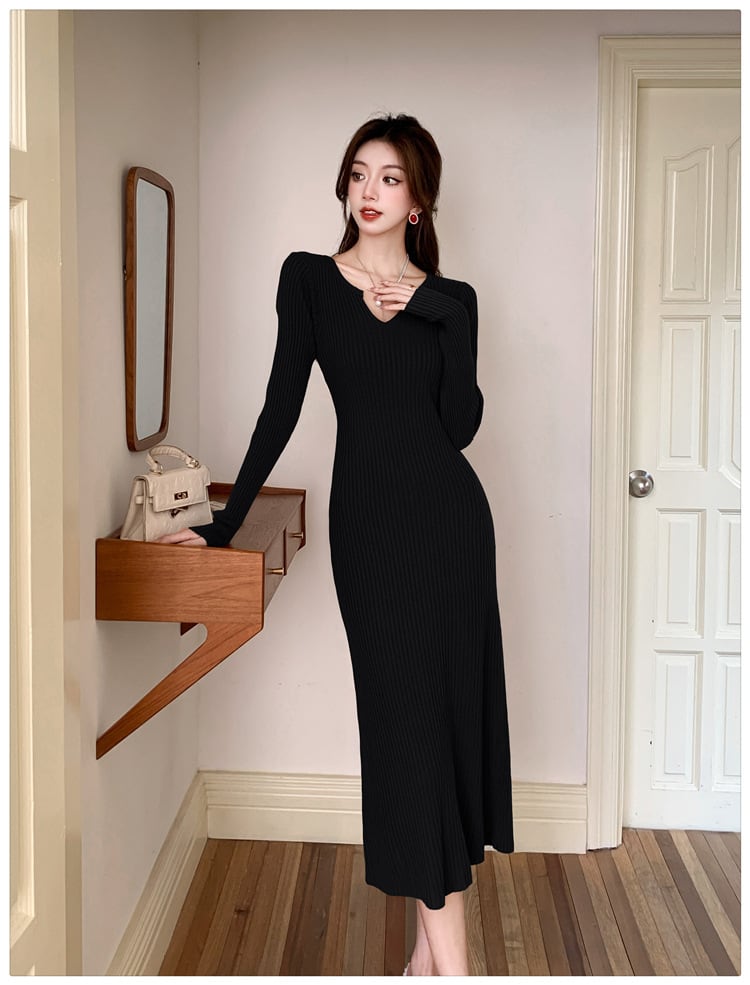 【dress】ニットワンピース　M25660