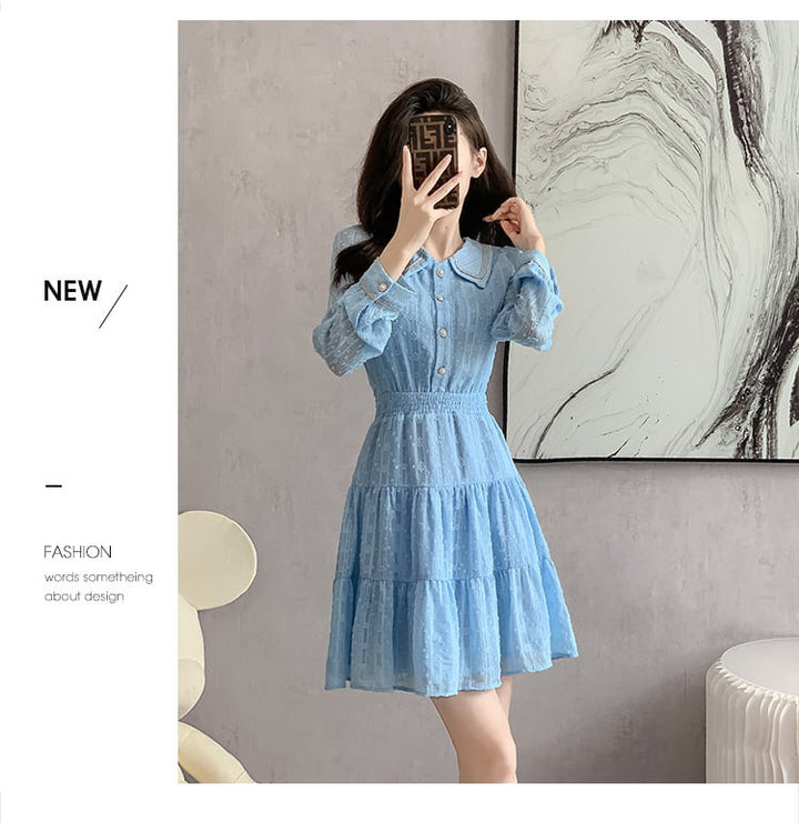 【dress】大人らしい エレガントデートワンピースおしゃれ　M17274