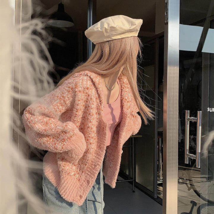 【outer】ニットカーデ　M27215