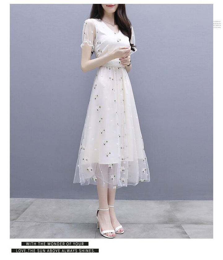 【dress】話題沸騰中 オシャレスウィート花柄ワンピース　M16806