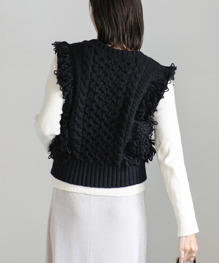 【tops】Vネックベスト　M26625