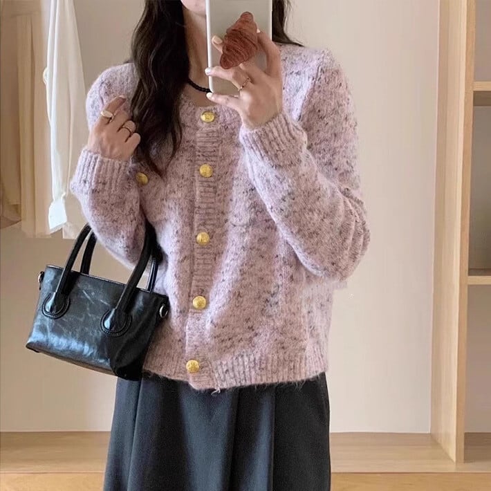 【outer】ニットカーデ　M26844