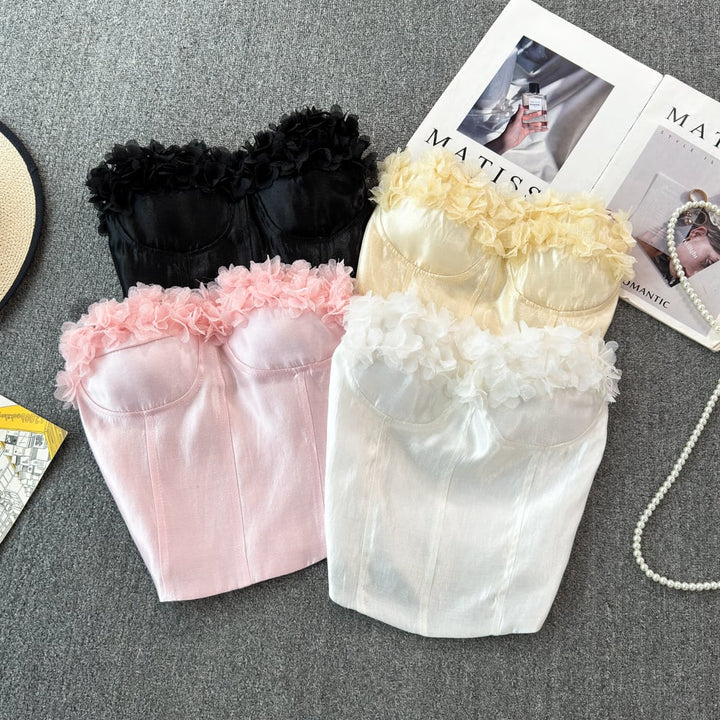 【tops】立体フラワーベアトップ　M23934