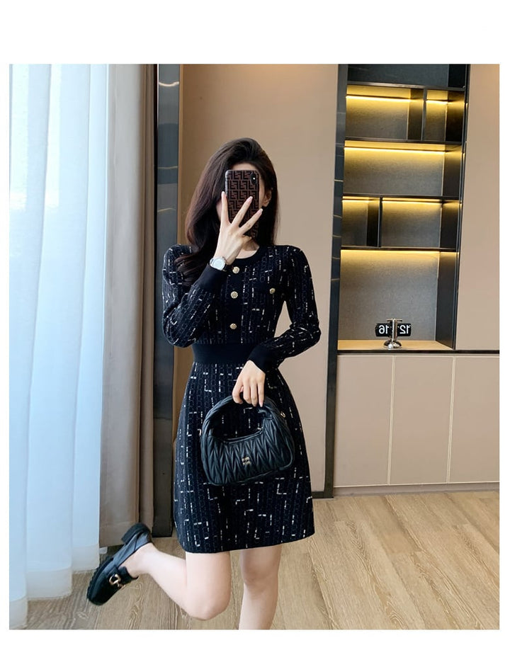 【dress】ニットワンピース　M25461