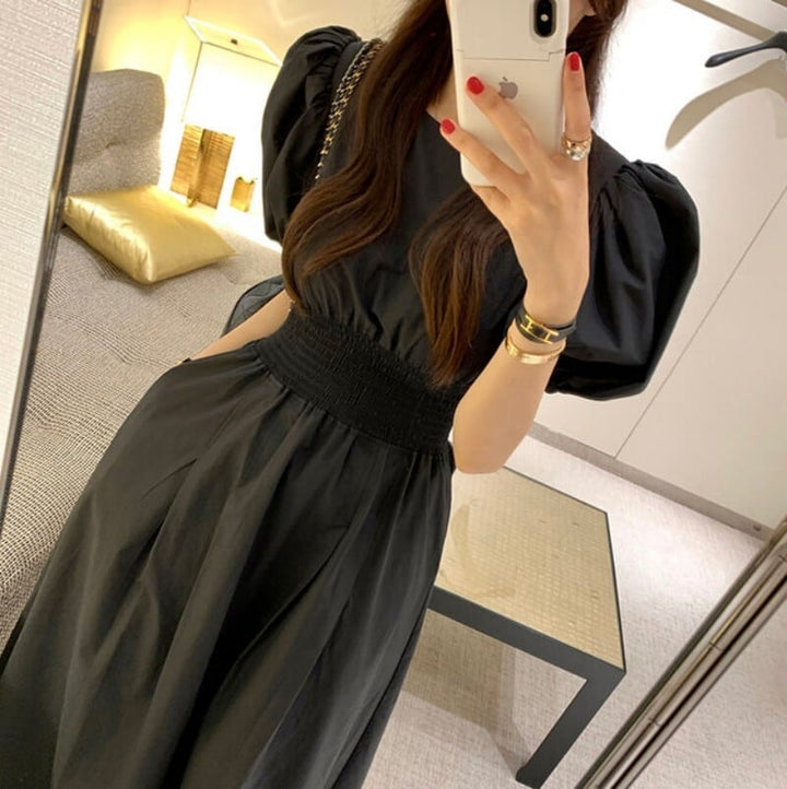【dress】パフスリーブワンピース　M23882