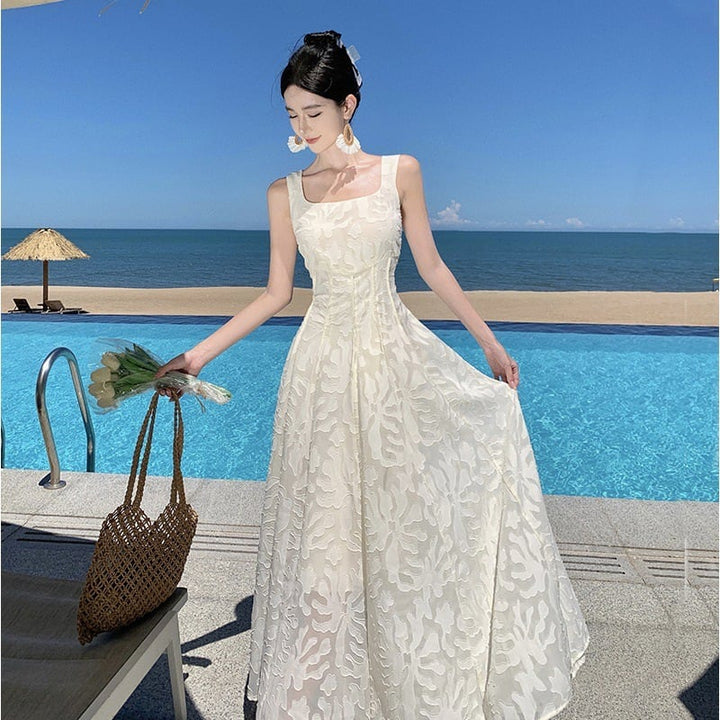 【dress】美人度アップエレガントキャミワンピース着瘦せ　M17458
