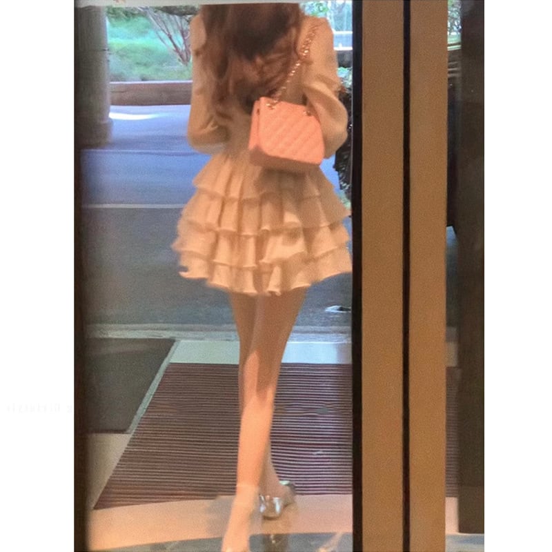 【dress】レースドッキングワンピース　M26549