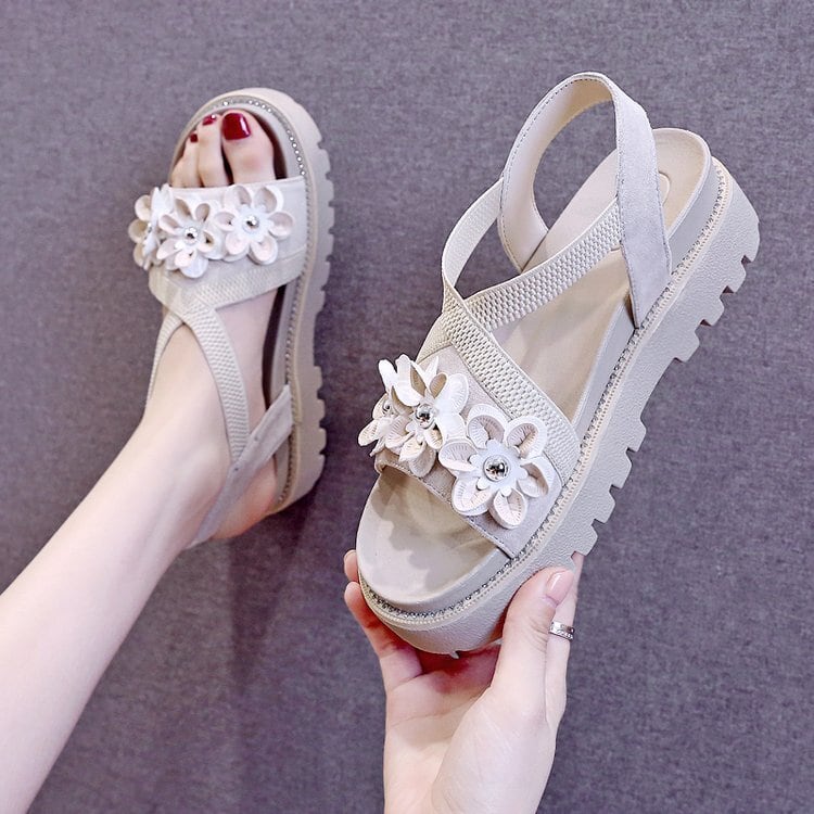 【shoes】立体フラワーサンダル　M24651