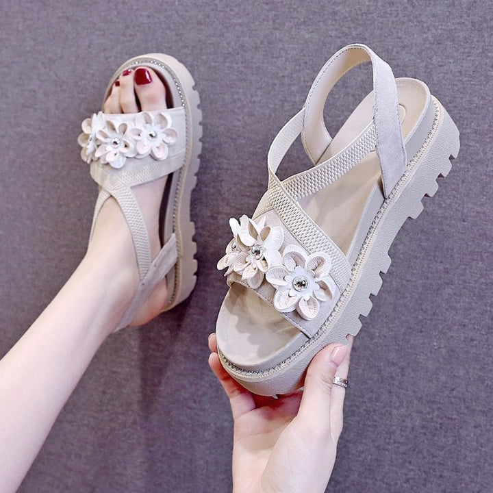 【shoes】立体フラワーサンダル　M24651