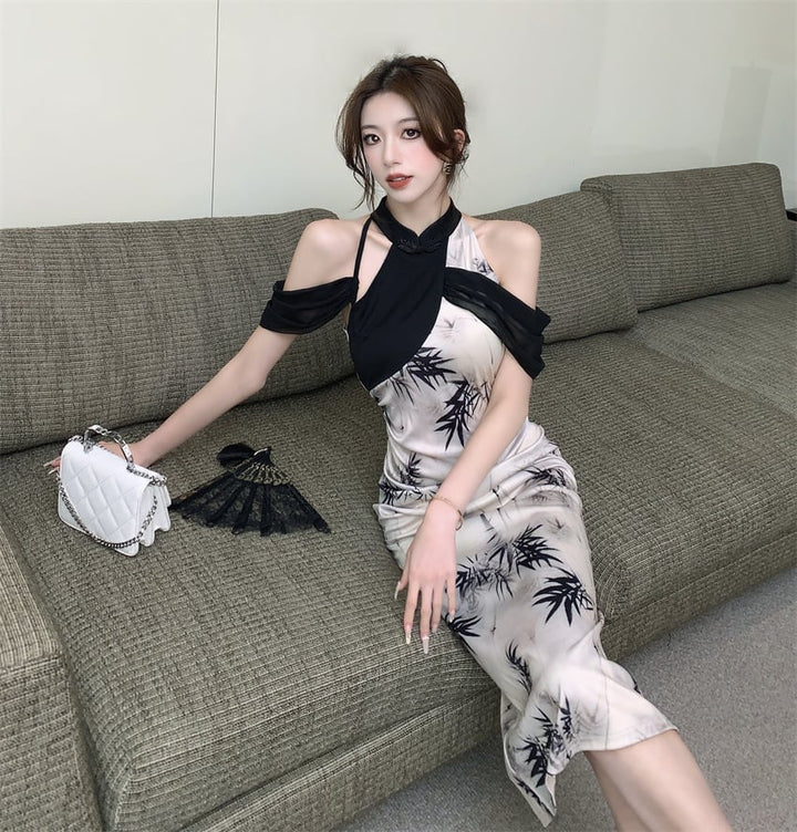 【dress】高級感 エレガントオシャレデートワンピース　M17091