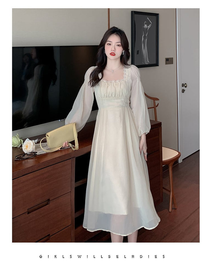 【dress】人気を独占中 エレガント切り替えデートワンピース　M16948