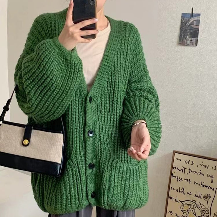 【outer】ニットカーデ　M26689