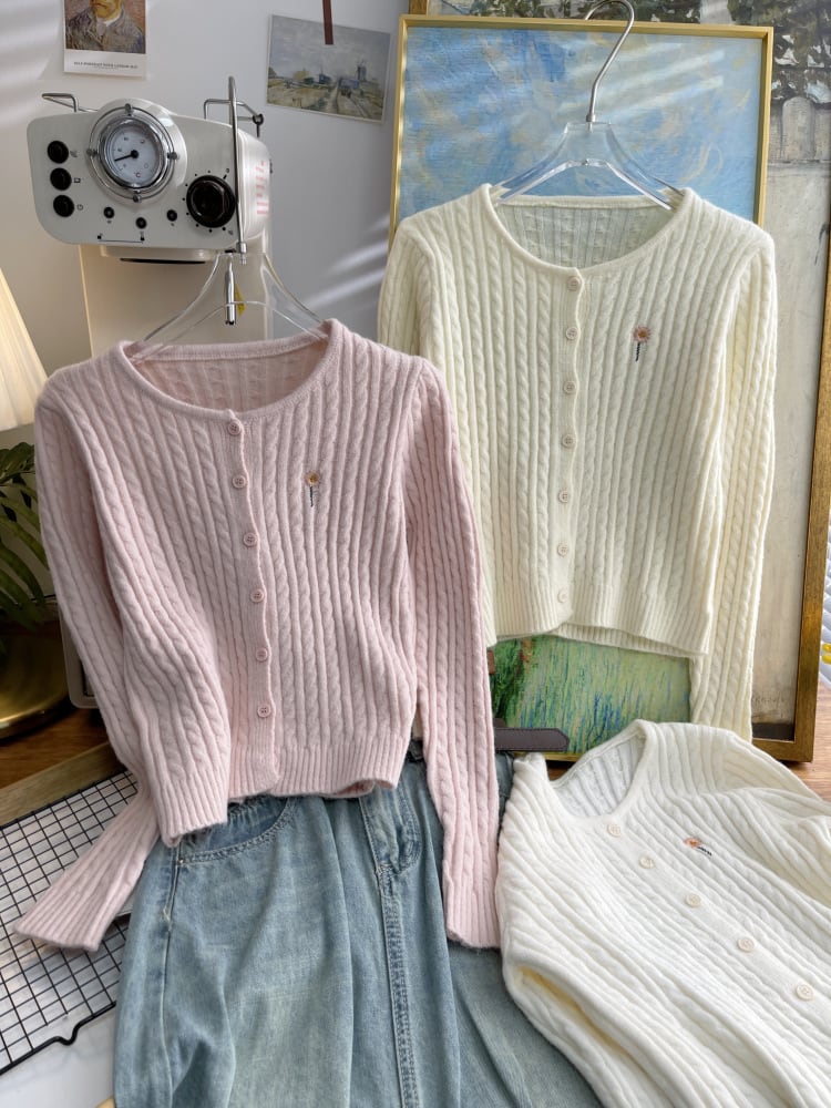 【outer】ニットカーデ　M26576