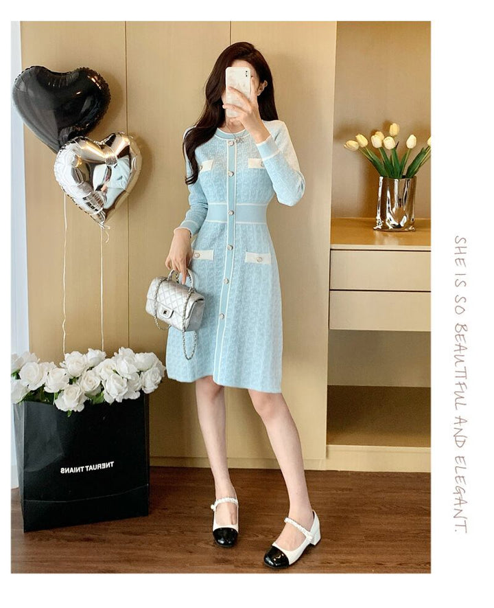【dress】ニットワンピース　M28393