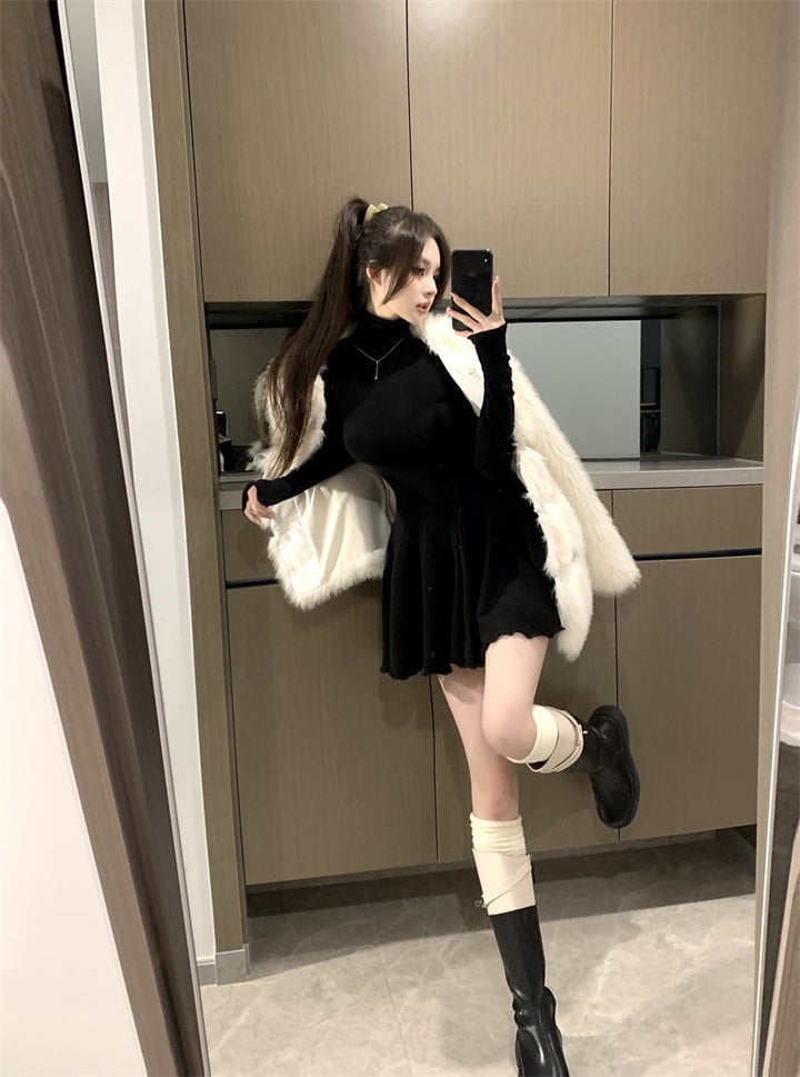 【dress】ハイネックワンピース　M27758