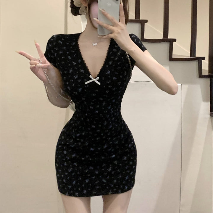 【dress】花柄ワンピース　M24082