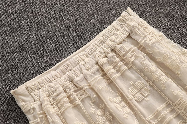 【set】ニットセーター×スカートセット　M18222