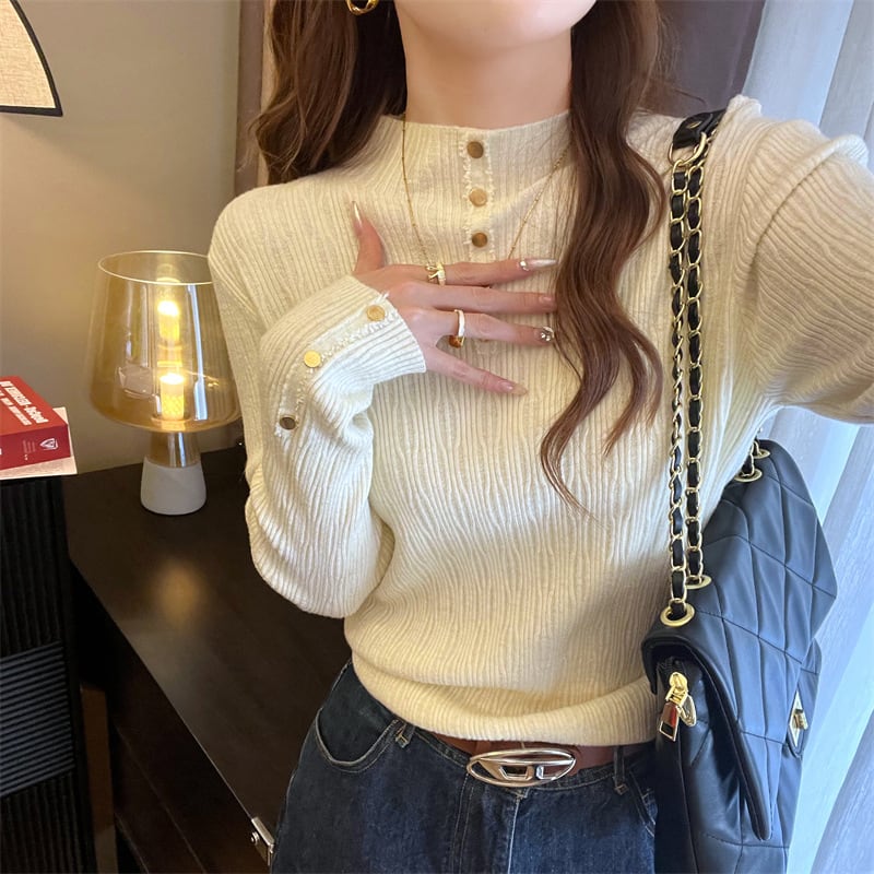 【tops】ニットトップス　M26757