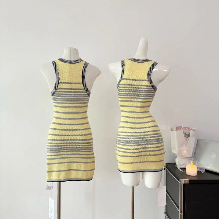 【dress】ニットベストワンピース　M24471