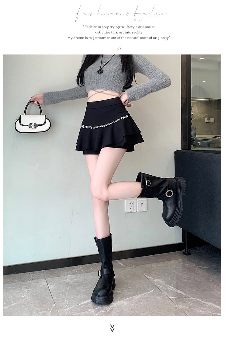 【bottoms】キュロットパンツ　 M26582