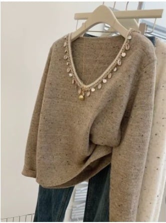 【tops】ニットセーター　M29256