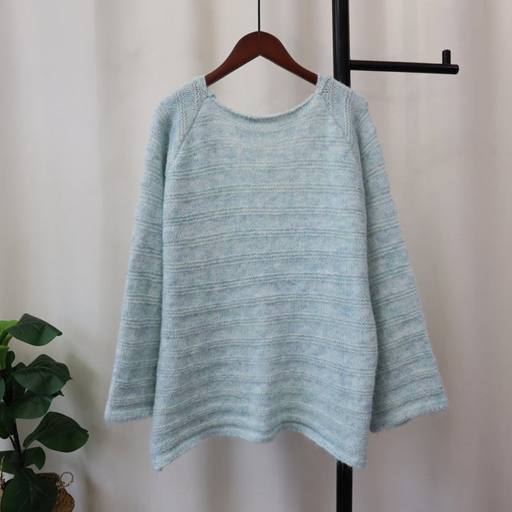 【tops】バックリボン付きニットセーター　M26077