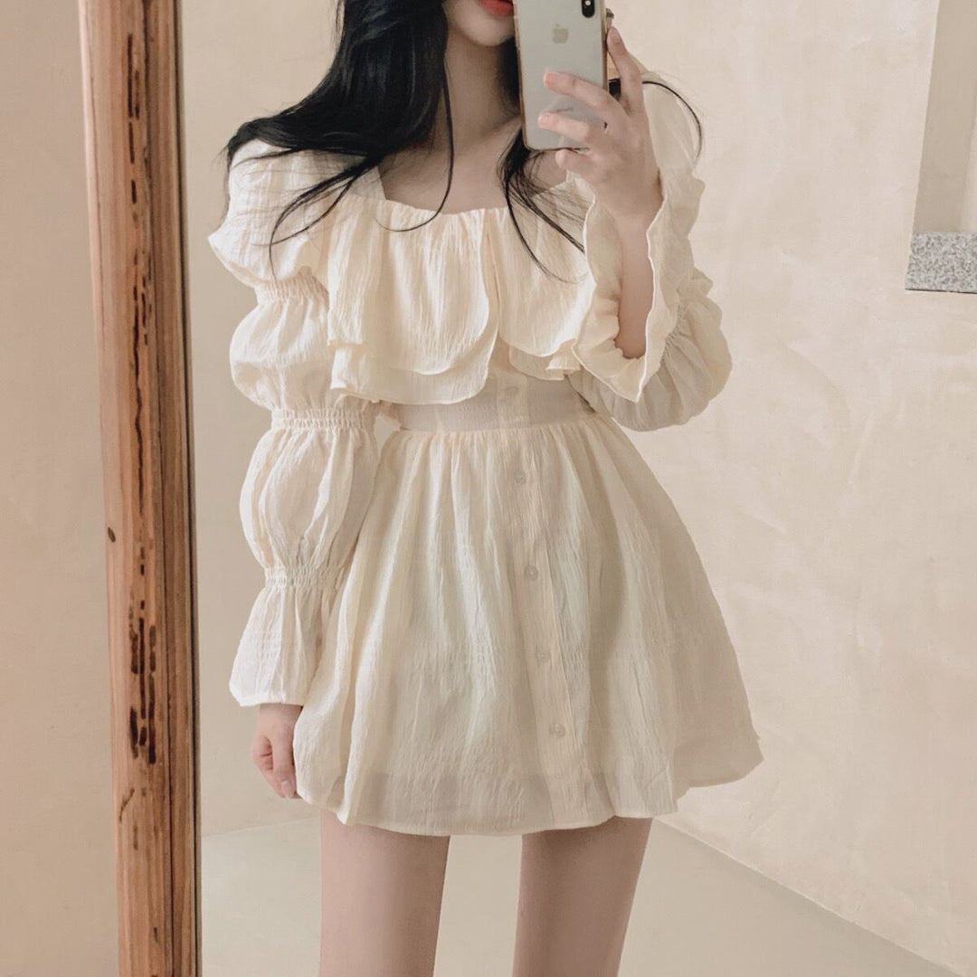 【dress】フリルワンピース　M29428