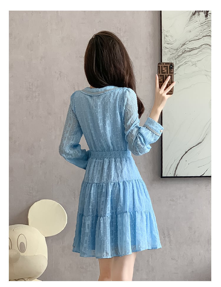 【dress】大人らしい エレガントデートワンピースおしゃれ　M17274