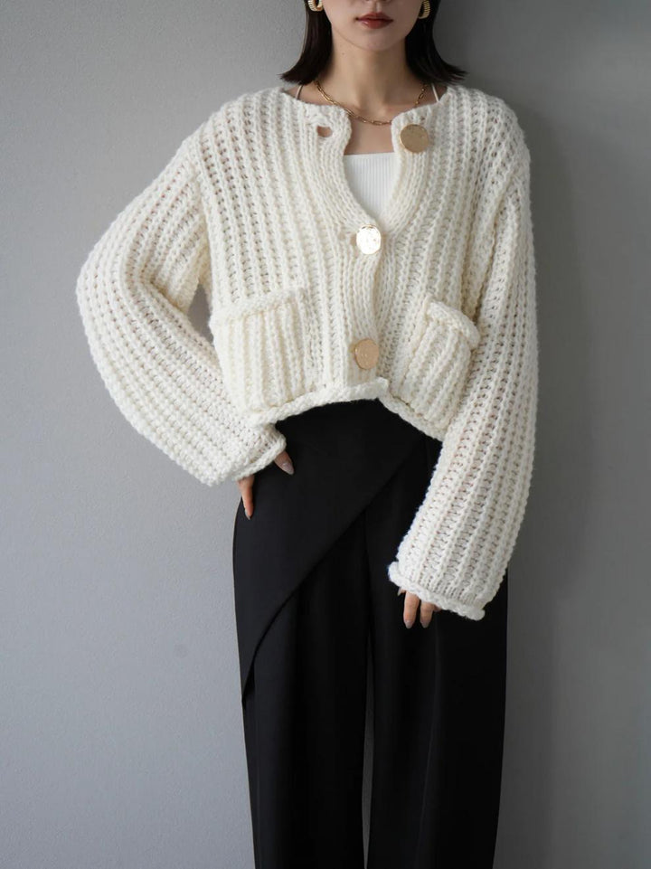 【outer】ニットカーデ　M27613