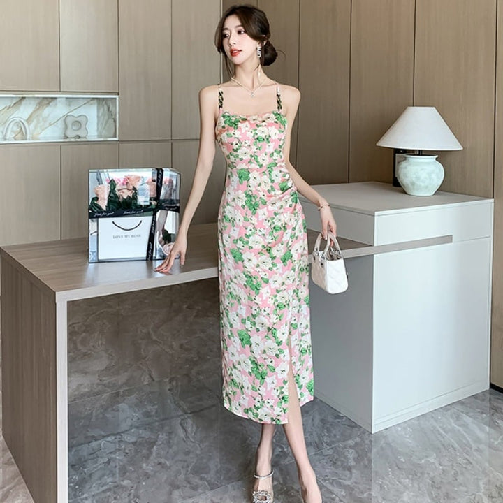【dress】花柄キャミワンピース　M22472