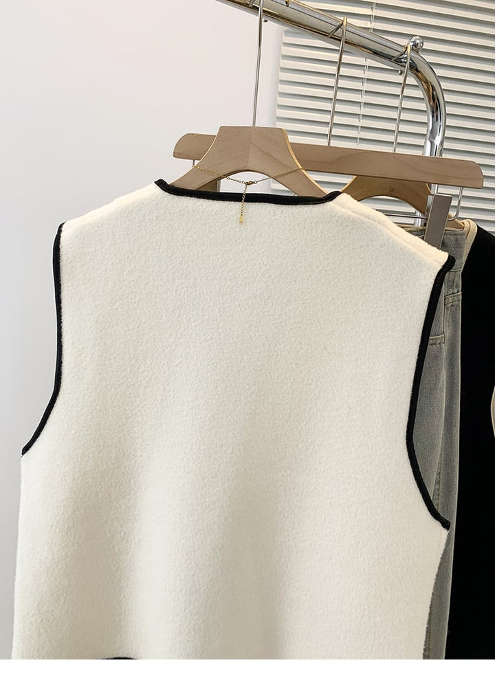 【outer】切り替えベスト　M27341