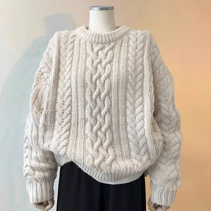 【tops】厚手ニットトップス Q7126
