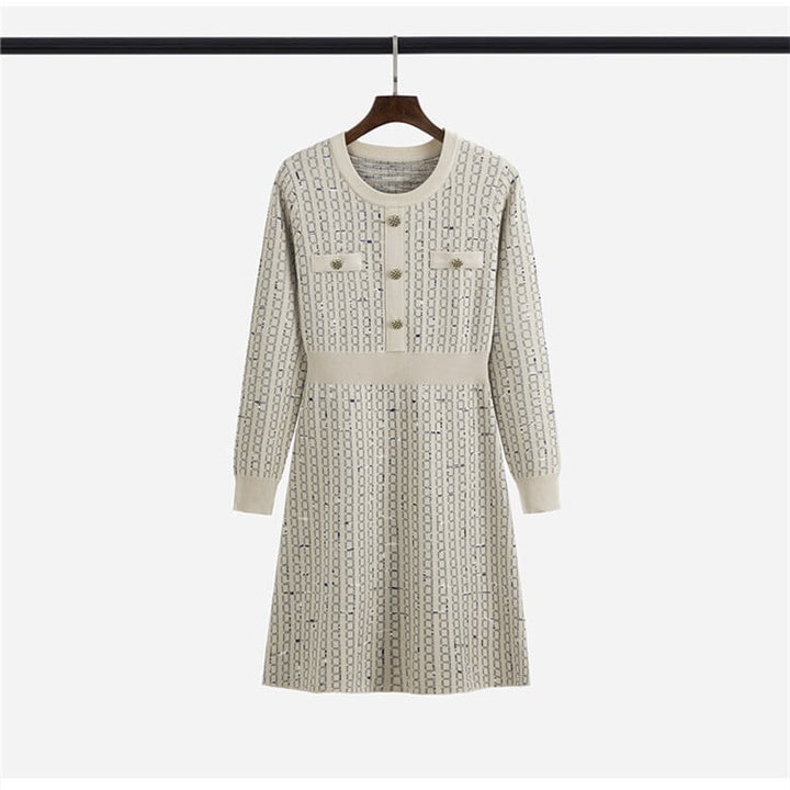 【dress】ニットワンピース　M25459