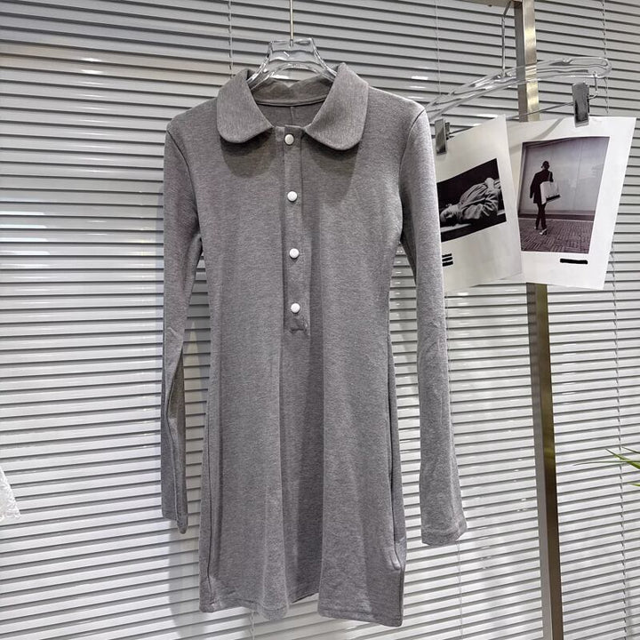 【set】レーストップス×シャツワンピースセット Q7897