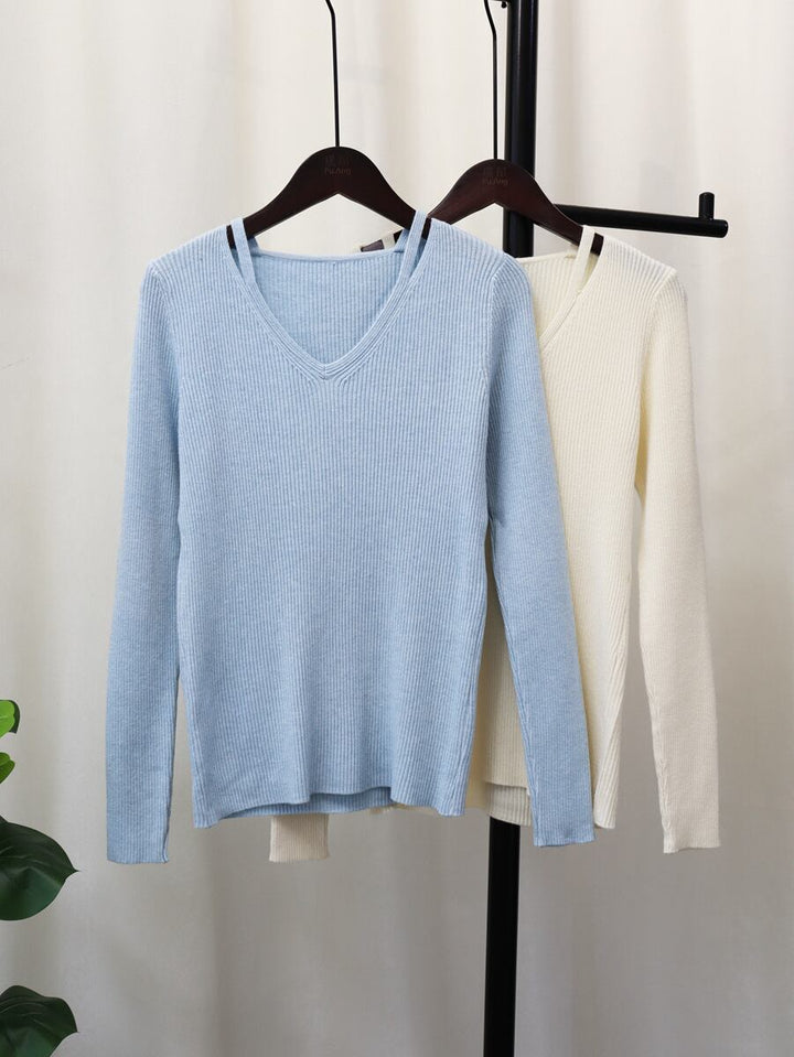 【tops】ニットトップス　M28627