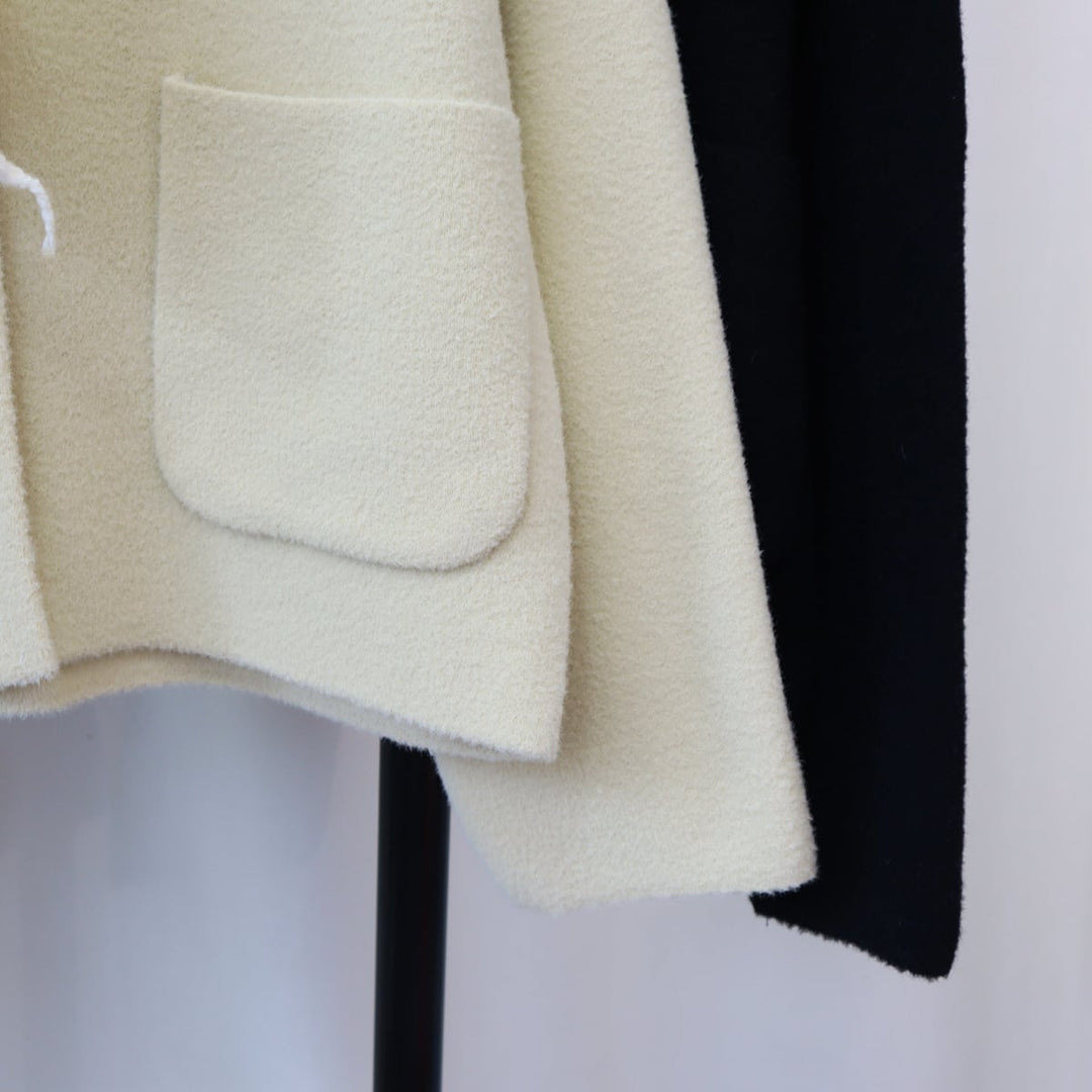 【outer】ラシャ生地ニットカーデ　M27606
