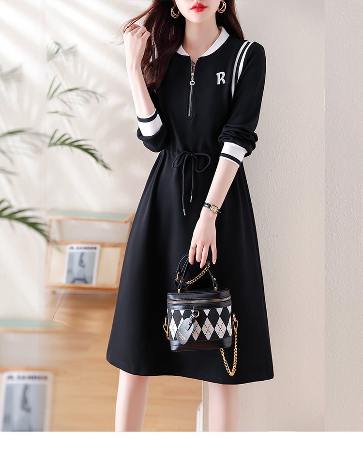 【dress】ファスナーワンピース　M21352