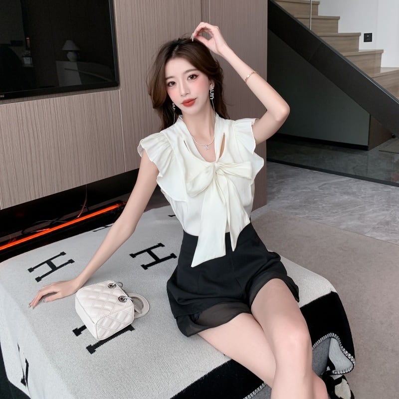 【set】美感いっぱい✿ ✿ファッション2点セット韓国系超人気　M16872