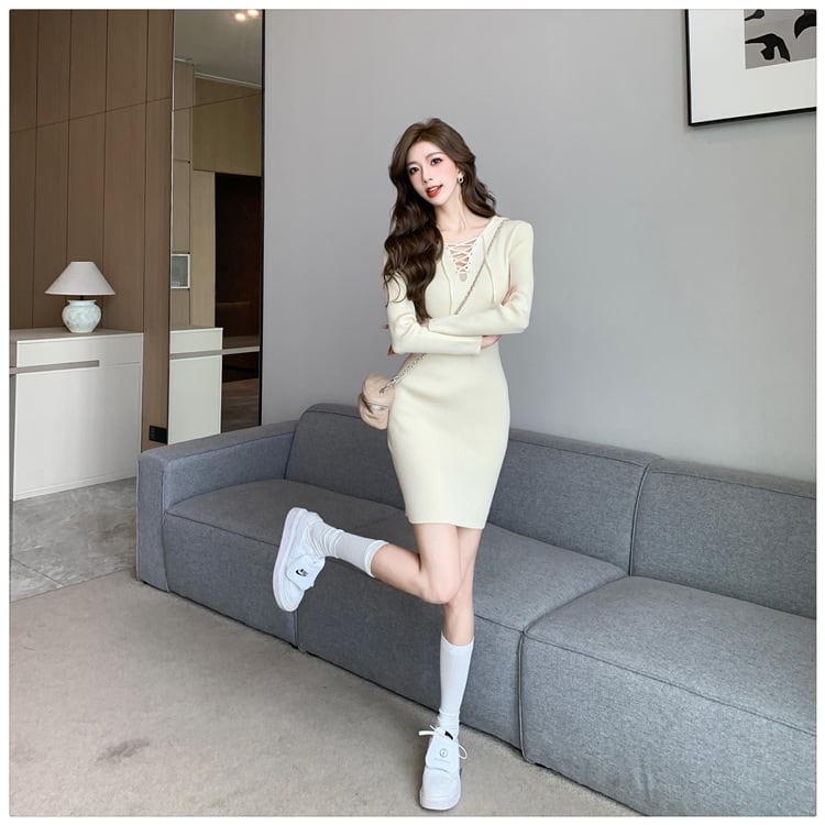 【dress】フード付きワンピース　M18296