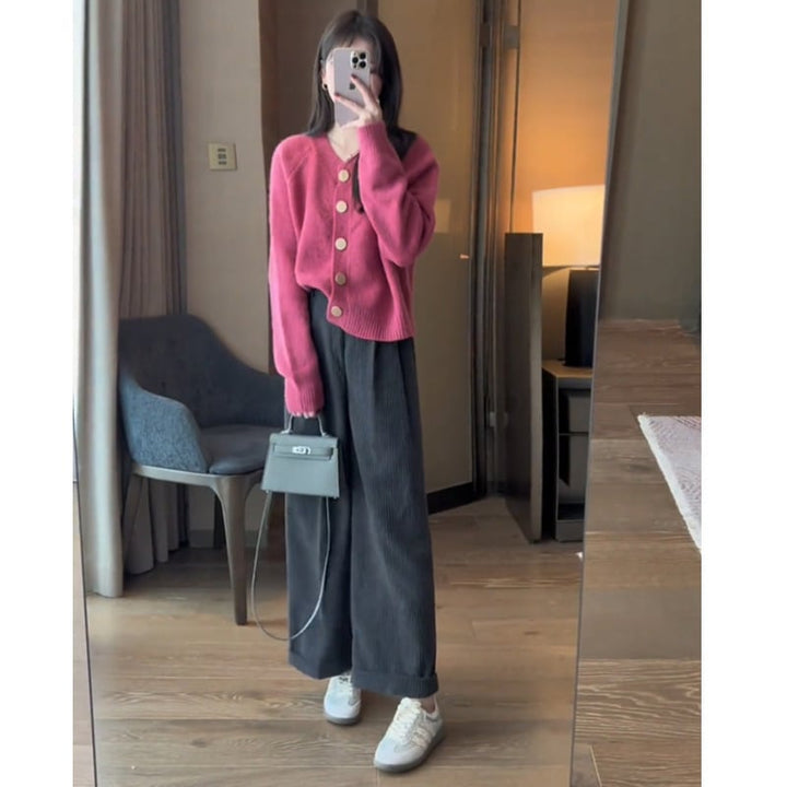 【outer】ニットカーデ　M25678